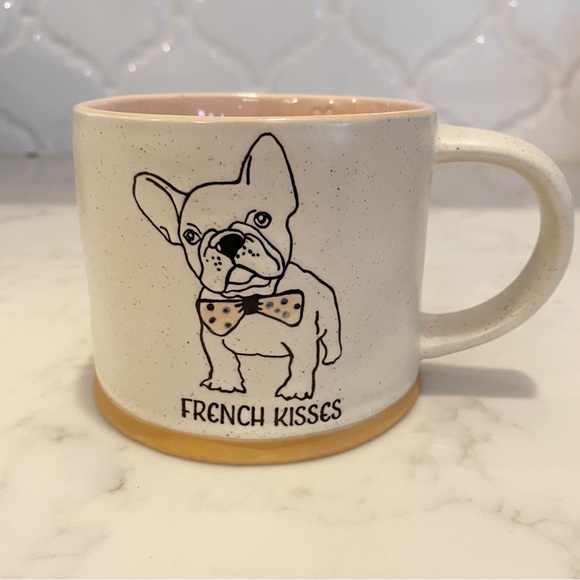 French Kisses Bulldog Pink Mug Frenchie - Picture 13 of 14